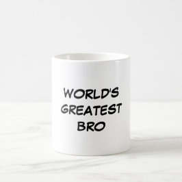 Taza De Café Mug "El mejor hermano del mundo"