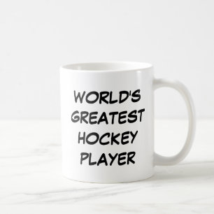 Taza De Café Mug "El mejor jugador de hockey del mundo"