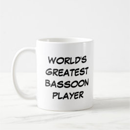 Taza De Café Mug "El mejor jugador del Bassoon"