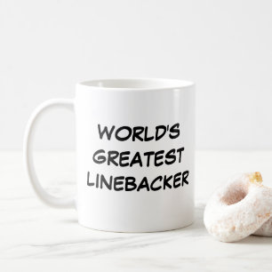 Taza De Café Mug "El mejor Linebacker del mundo"