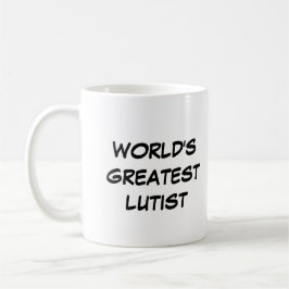 Taza De Café Mug "El mejor lutista del mundo"