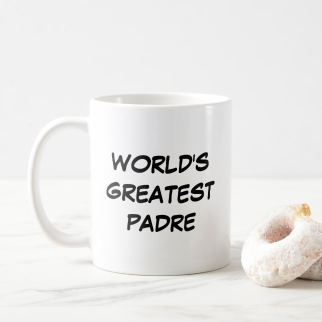 Taza De Café Mug "El mejor padre del mundo" (Con donut)