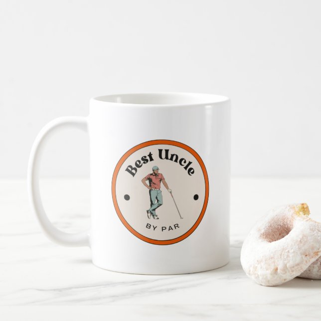 Taza De Café Mug - El mejor tío de Par (Con donut)