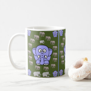Taza De Café Mug elefante infantil