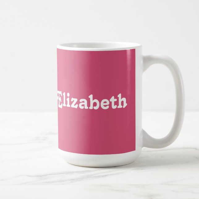 Taza De Café Mug Elizabeth (Derecha)