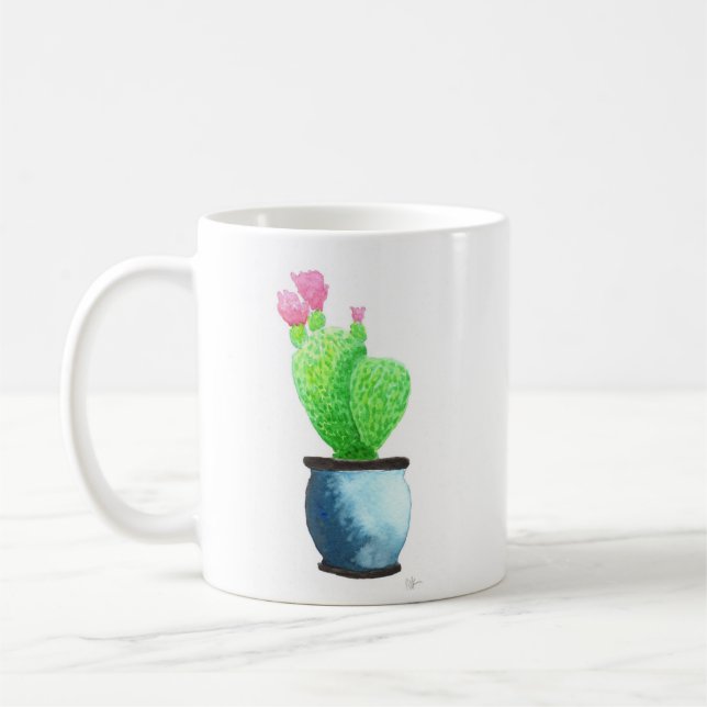 Taza De Café Mug en flor (Izquierda)