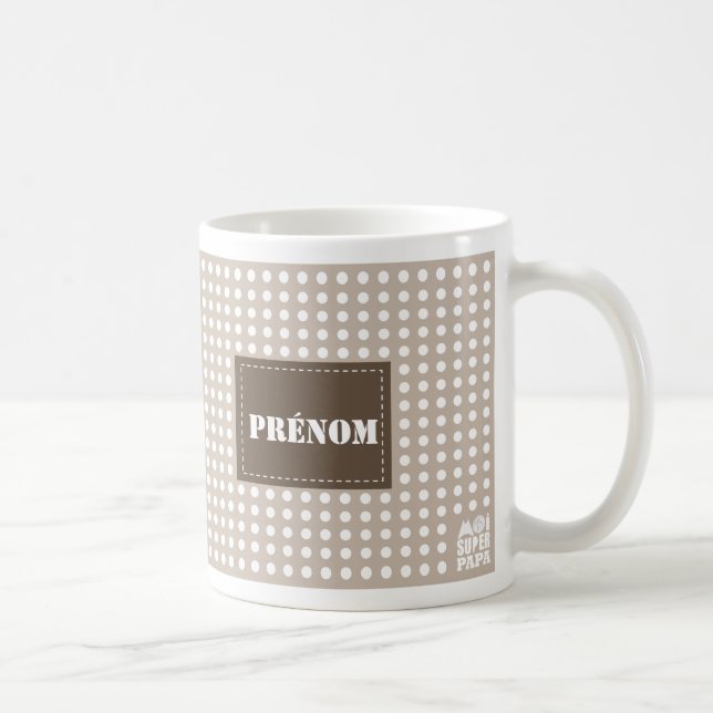Taza De Café Mug enarena a personalizar - mí a Super Papá (Derecha)