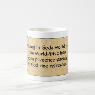 Taza De Café Mug 'Escape a Dios'