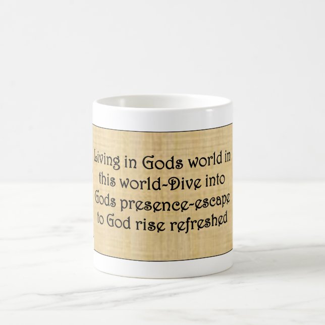 Taza De Café Mug 'Escape a Dios' (Centro)