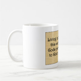 Taza De Café Mug 'Escape a Dios'