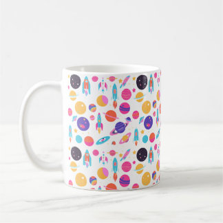 Taza De Café Mug espacial generado por IA retro