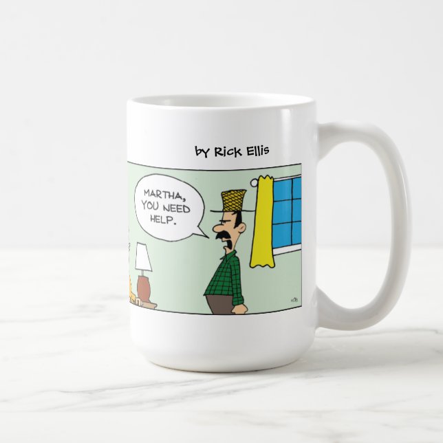 Taza De Café Mug, esposa de un granjero gracioso (Derecha)