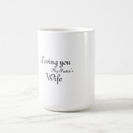 Taza De Café Mug, esposa del pastor personalizado