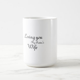 Taza De Café Mug, esposa del pastor personalizado