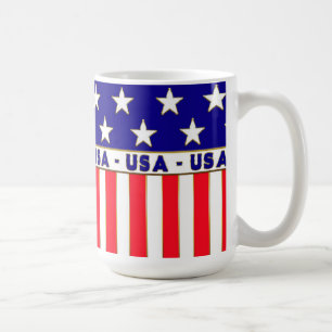 TAZA DE CAFÉ MUG ESTADOUNIDENSE - BANDERA