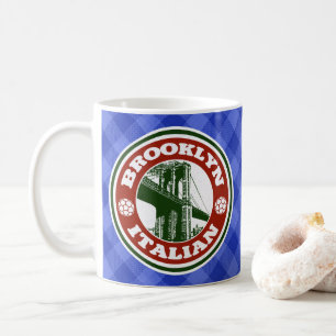 Taza De Café Mug estadounidense italiana en Brooklyn