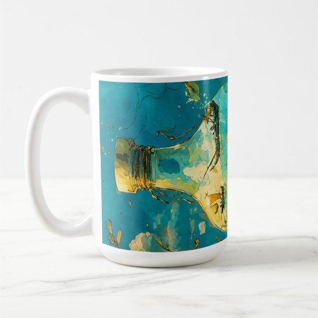 Taza De Café Mug estética para tu gusto fresco (Izquierda)