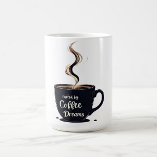 Taza De Café Mug Estudiante Sueños Impulsados por Café