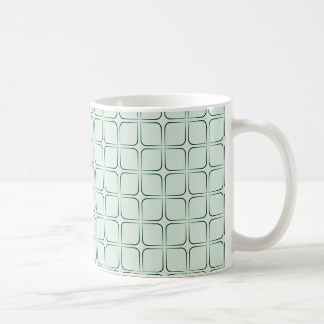 Taza De Café Mug Fab Retro, Verde (Derecha)