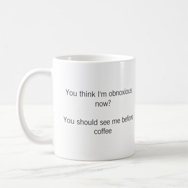 Taza De Café Mug fastidioso (Izquierda)