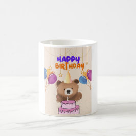 TAZA DE CAFÉ MUG- FELIZ CUMPLEAÑOS