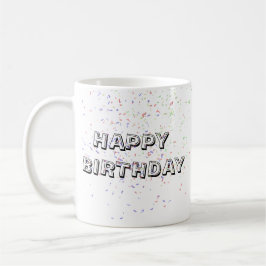 Taza De Café "Mug feliz de la celebración de cumpleaños"