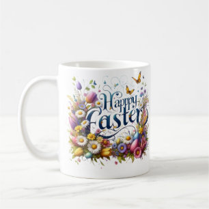 Taza De Café Mug feliz de Pascua, regalos de Pascua, tazón de c