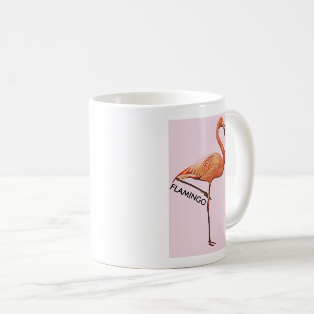 Taza De Café Mug flamenco rosa (Anverso derecho)