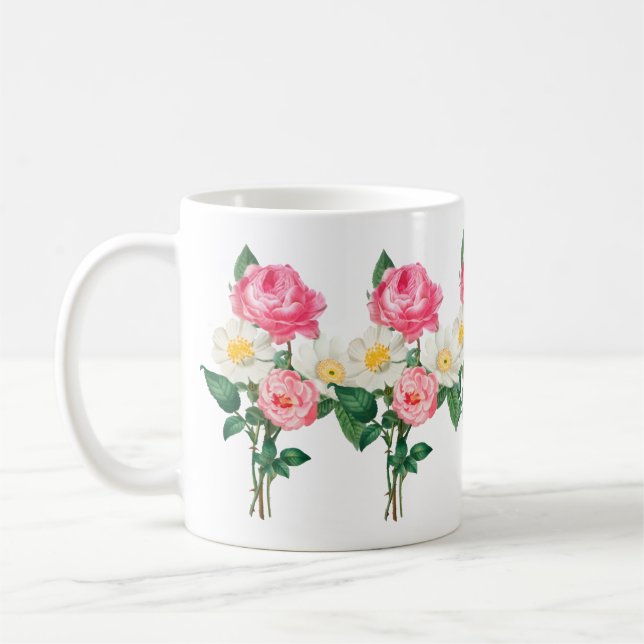 Taza De Café Mug Floral Bouquet Collection (Izquierda)
