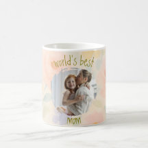 Mug floral personalizada 'La mejor mamá del mundo'