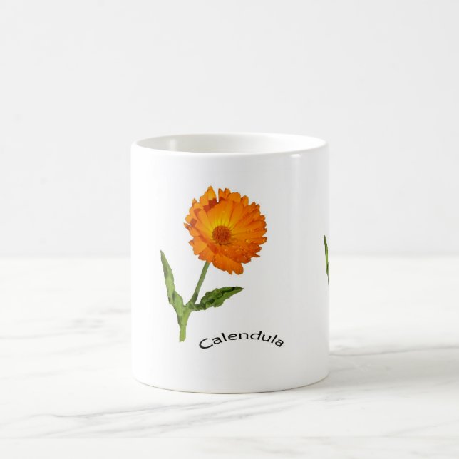 Taza De Café Mug - Flores de Calendula (Centro)