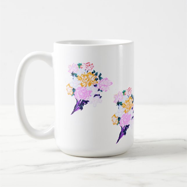 Taza De Café Mug: Flores de primavera (Izquierda)