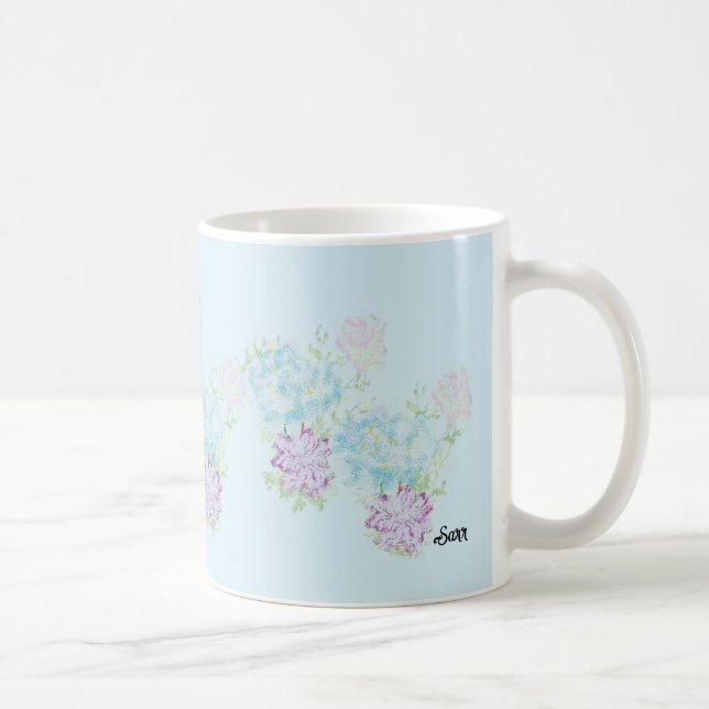 Taza De Café Mug: Flores salvajes (Derecha)
