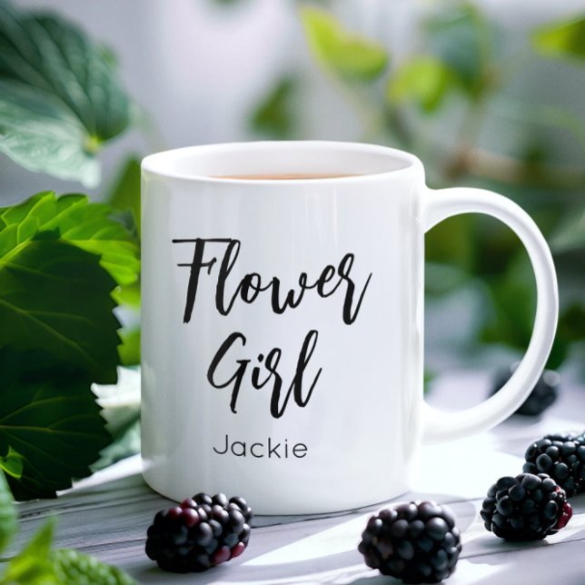 Taza De Café Mug Florista Negro Blanco (Subido por el creador)