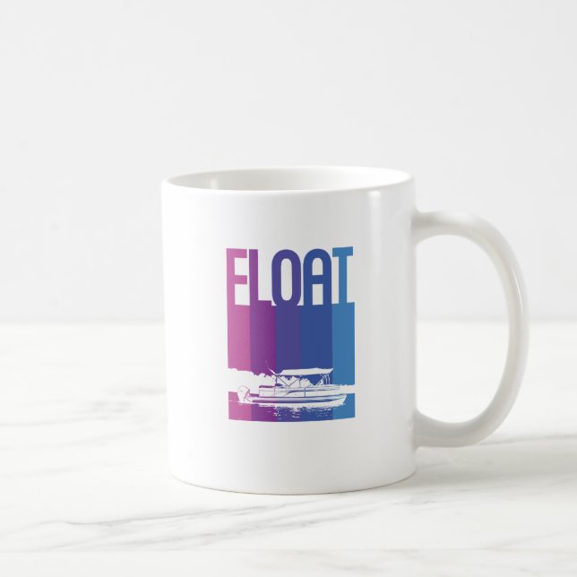 Taza De Café Mug flotante para propietarios de botes de pontón (Derecha)