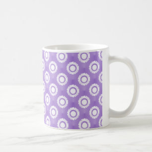 Taza De Café Mug Flower Funky, Lavanda encantadora