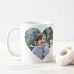 Taza De Café Mug fotográfica personalizada con forma de corazón<br><div class="desc">Crea tu propio regalo de Navidades Personalizados con este fotógrafo personalizado en forma de corazón! Sólo agrega tus propias fotos hermosas.</div>