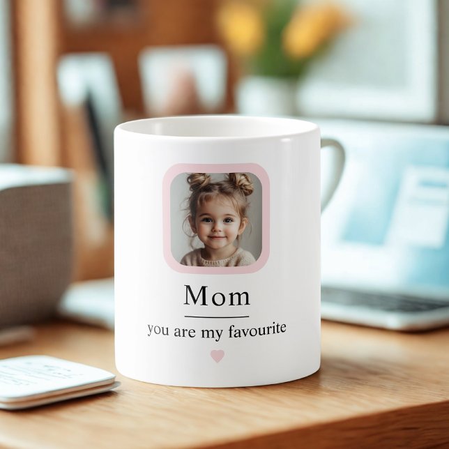 Taza De Café Mug fotográfica personalizada para mamá | Eres Mi  (Subido por el creador)