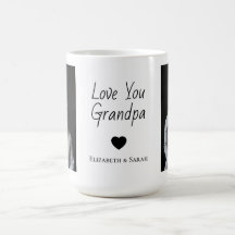 Mug fotográfica personalizada - Te amo abuelo
