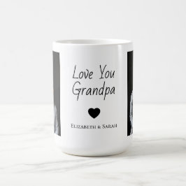 Taza De Café Mug fotográfica personalizada - Te amo abuelo