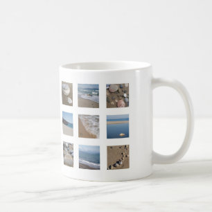 Taza De Café Mug fotográfico de mosaico de playa