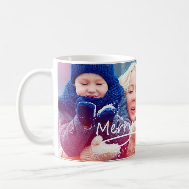 Taza De Café Mug fotográfico de Navidades personalizados (Izquierda)