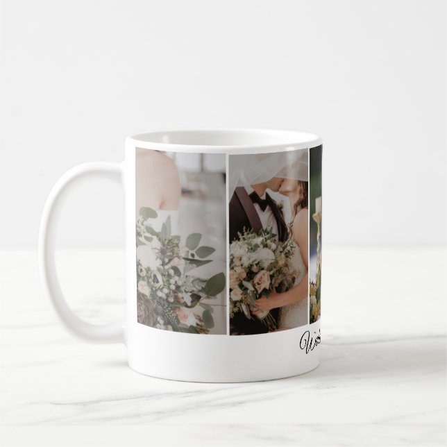 Taza De Café Mug fotográfico del planificador de boda personali (Izquierda)