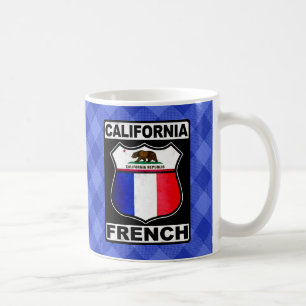 Taza De Café Mug Francés Americano de California