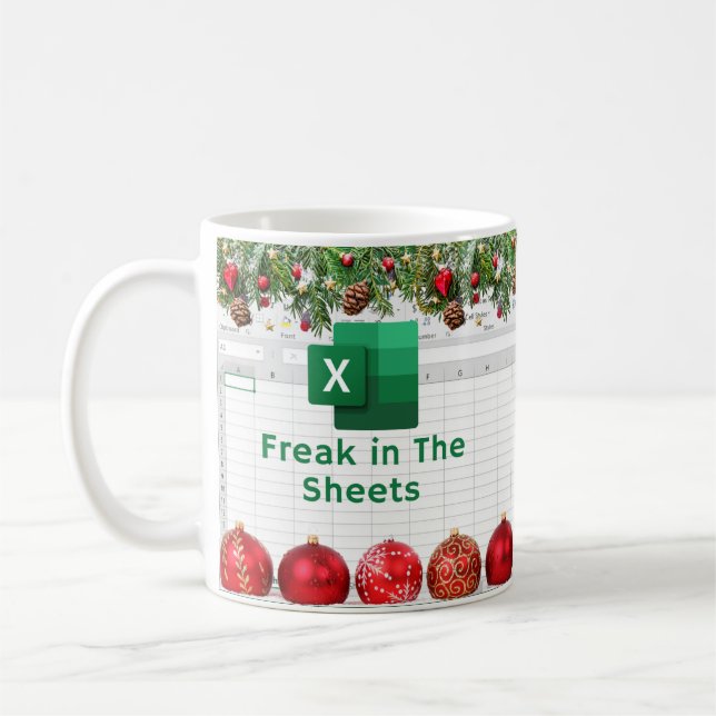 Taza De Café Mug freak en las hojas (Izquierda)
