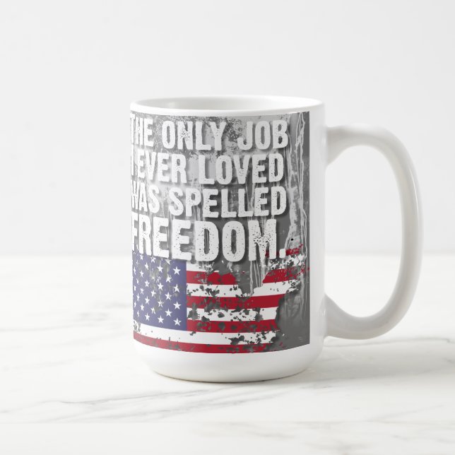Taza De Café Mug – Freedom Job (Derecha)