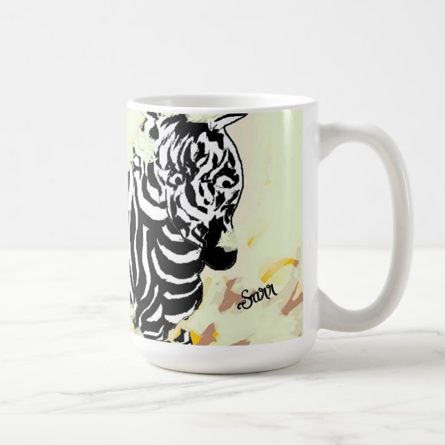 Taza De Café Mug : Freedom Of The Zebra  (Derecha)