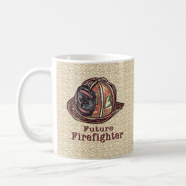 Taza De Café Mug Futuro FireFighter (Izquierda)