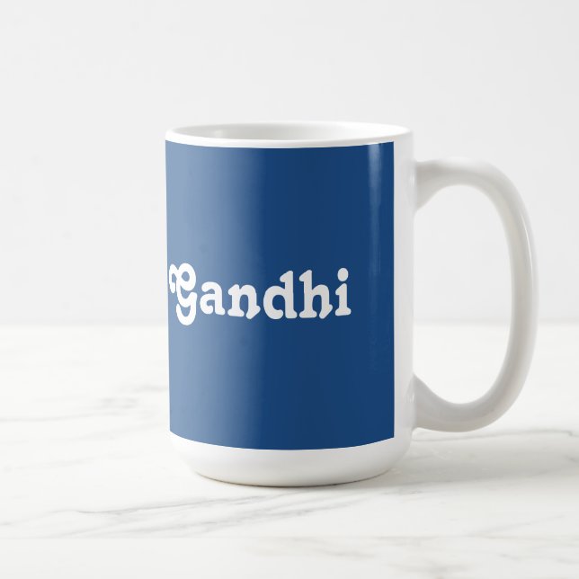 Taza De Café Mug Gandhi (Derecha)
