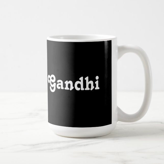 Taza De Café Mug Gandhi (Derecha)